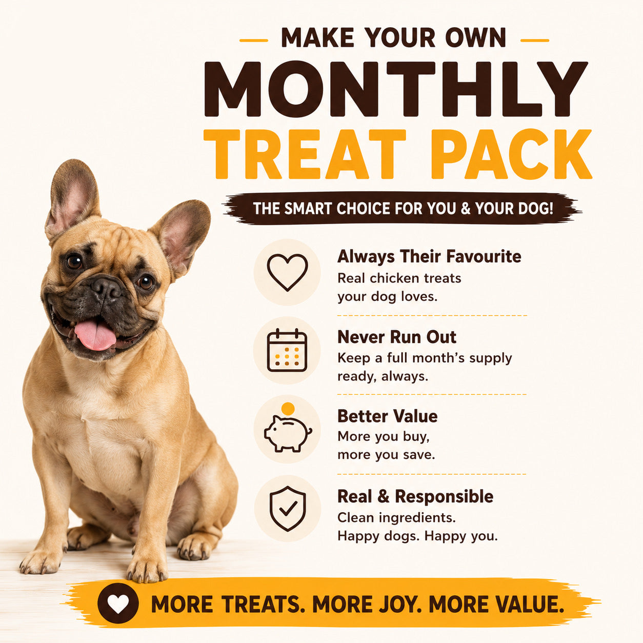 Make your monthly Treat Pack