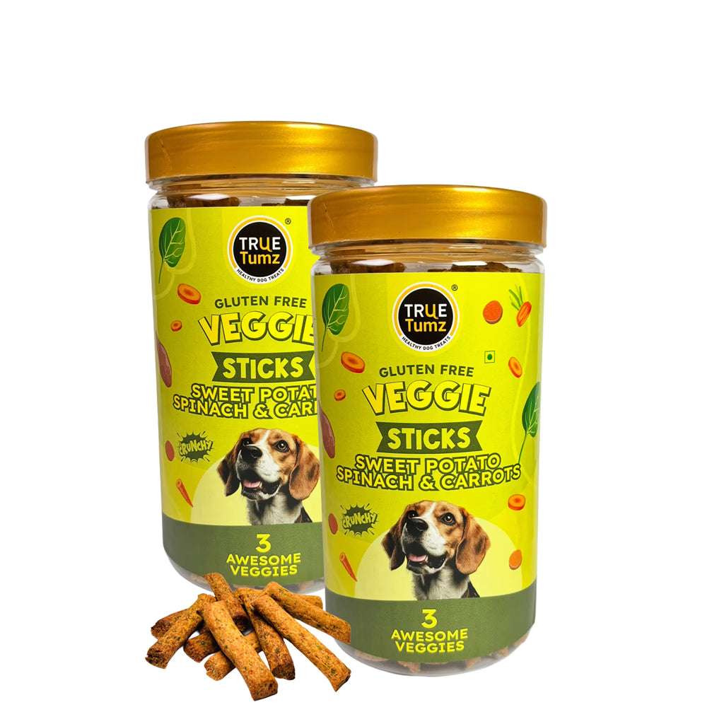 Veg Sticks with Spinach, Carrots and SweetPotato - COMBO (275 gms + 275 gms) (10% Disc)