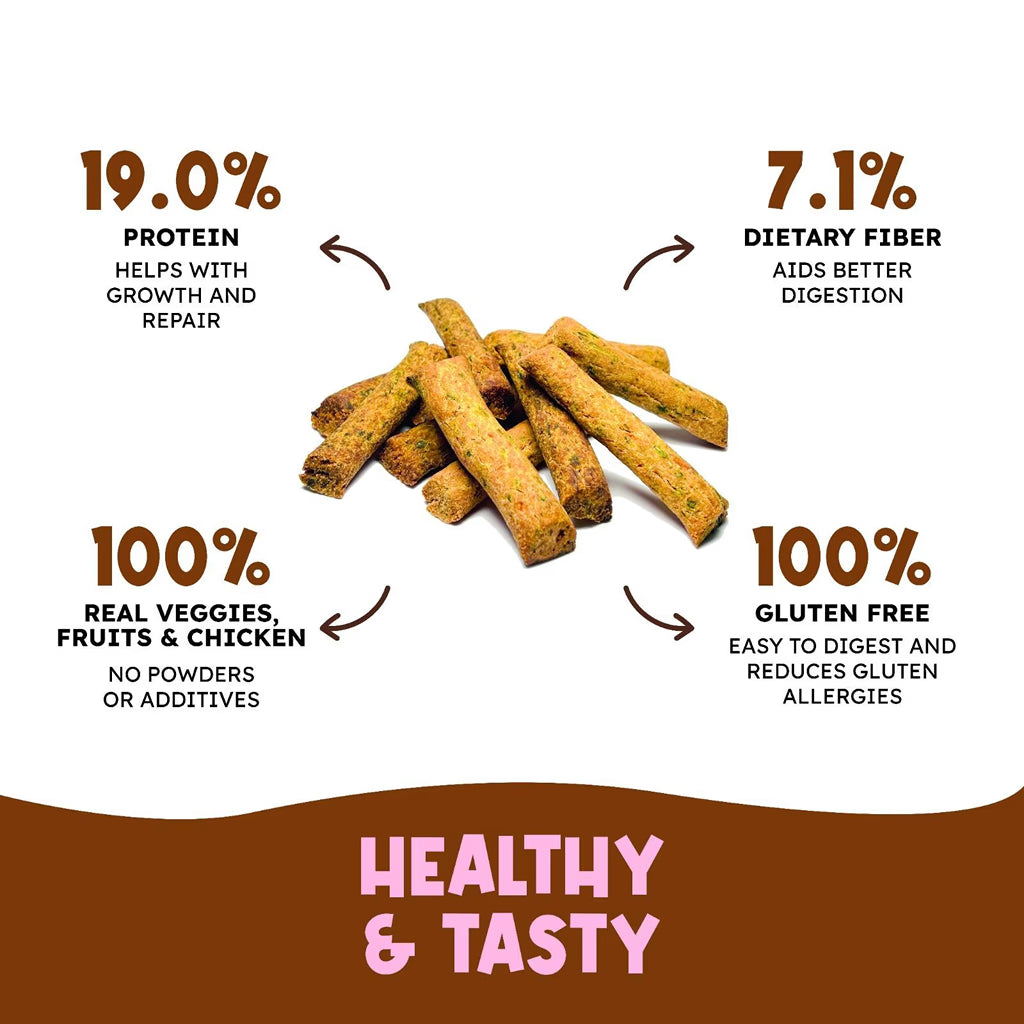 Best Selling Sticks Combo - Veggie Sticks (180 gms) + Chicken Sticks (180 gms)