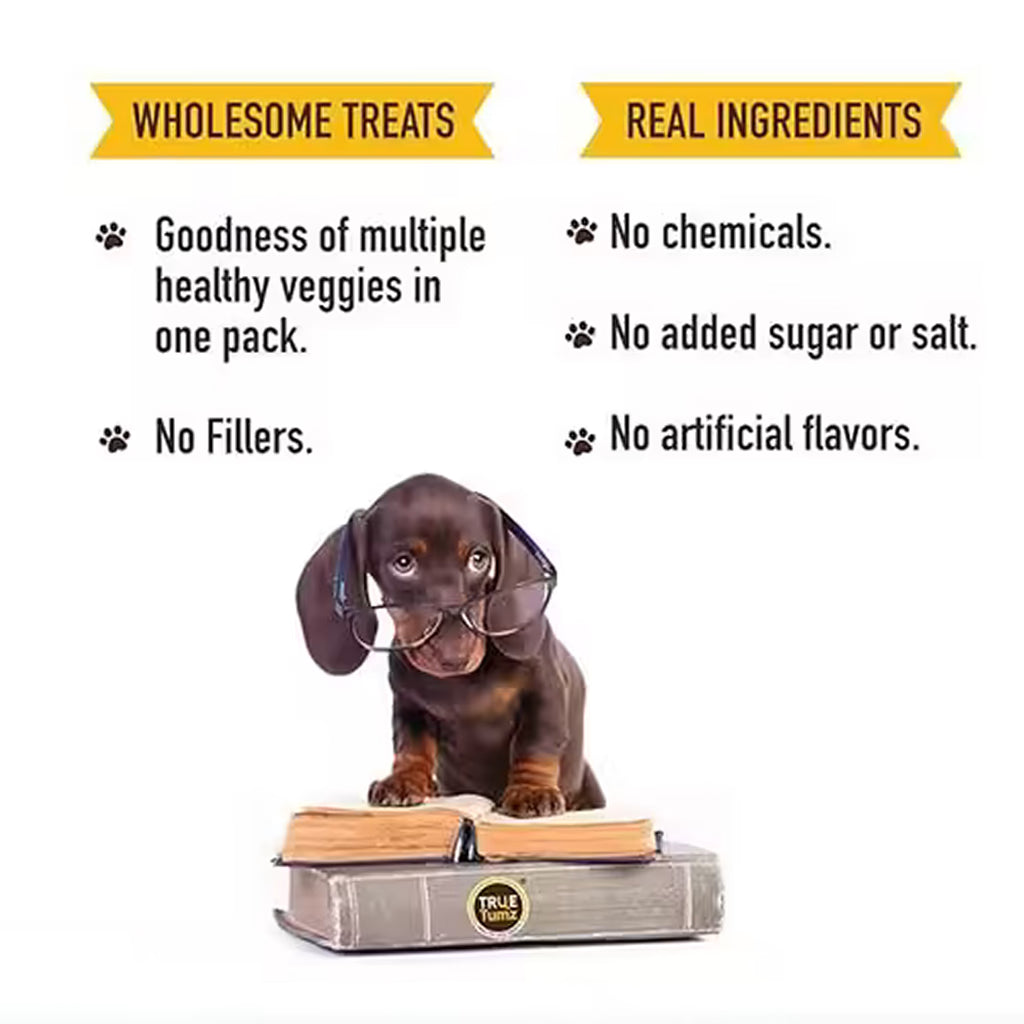 TrueTumz Veg Treats with Chewy Healthy Veggies