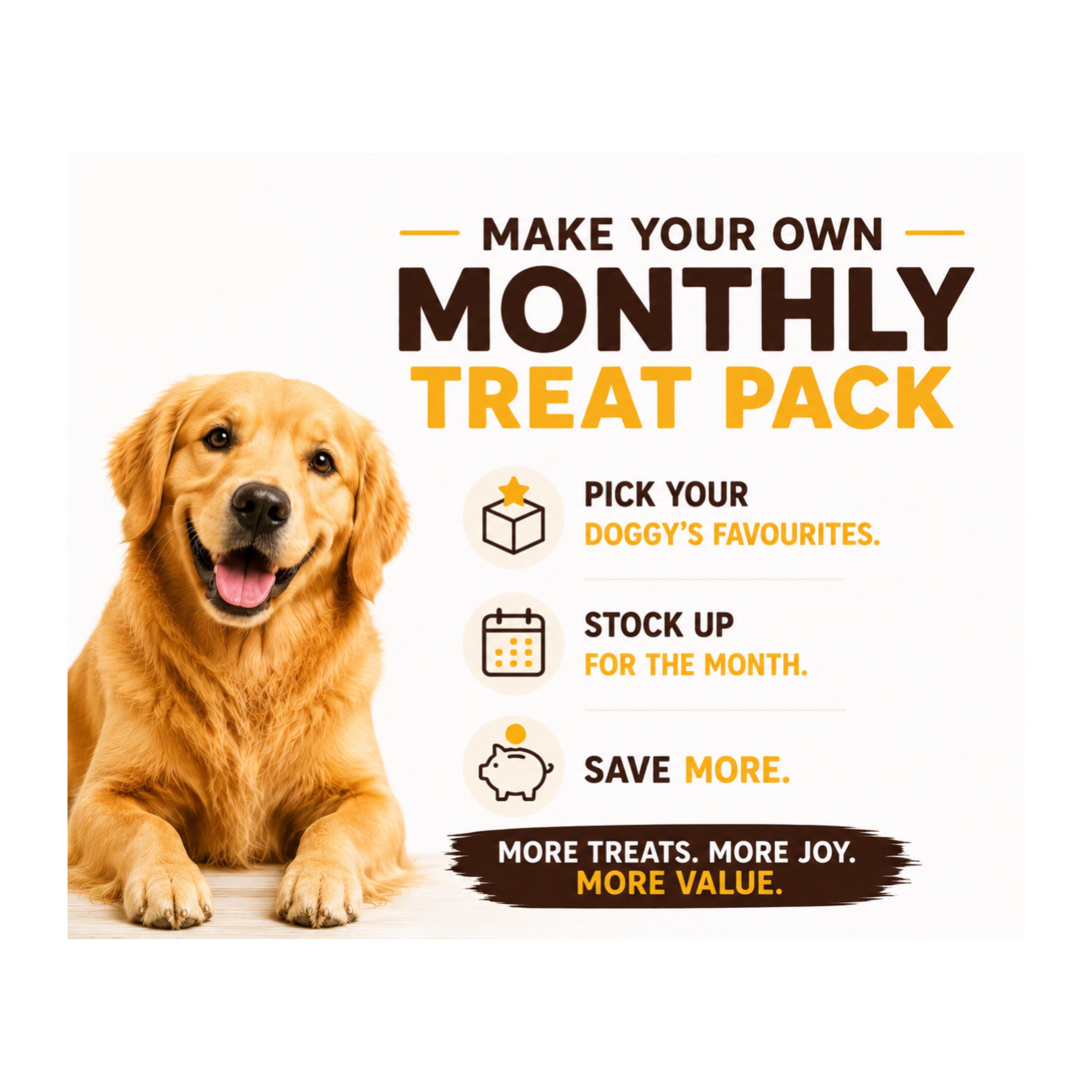 Make your monthly Treat Pack