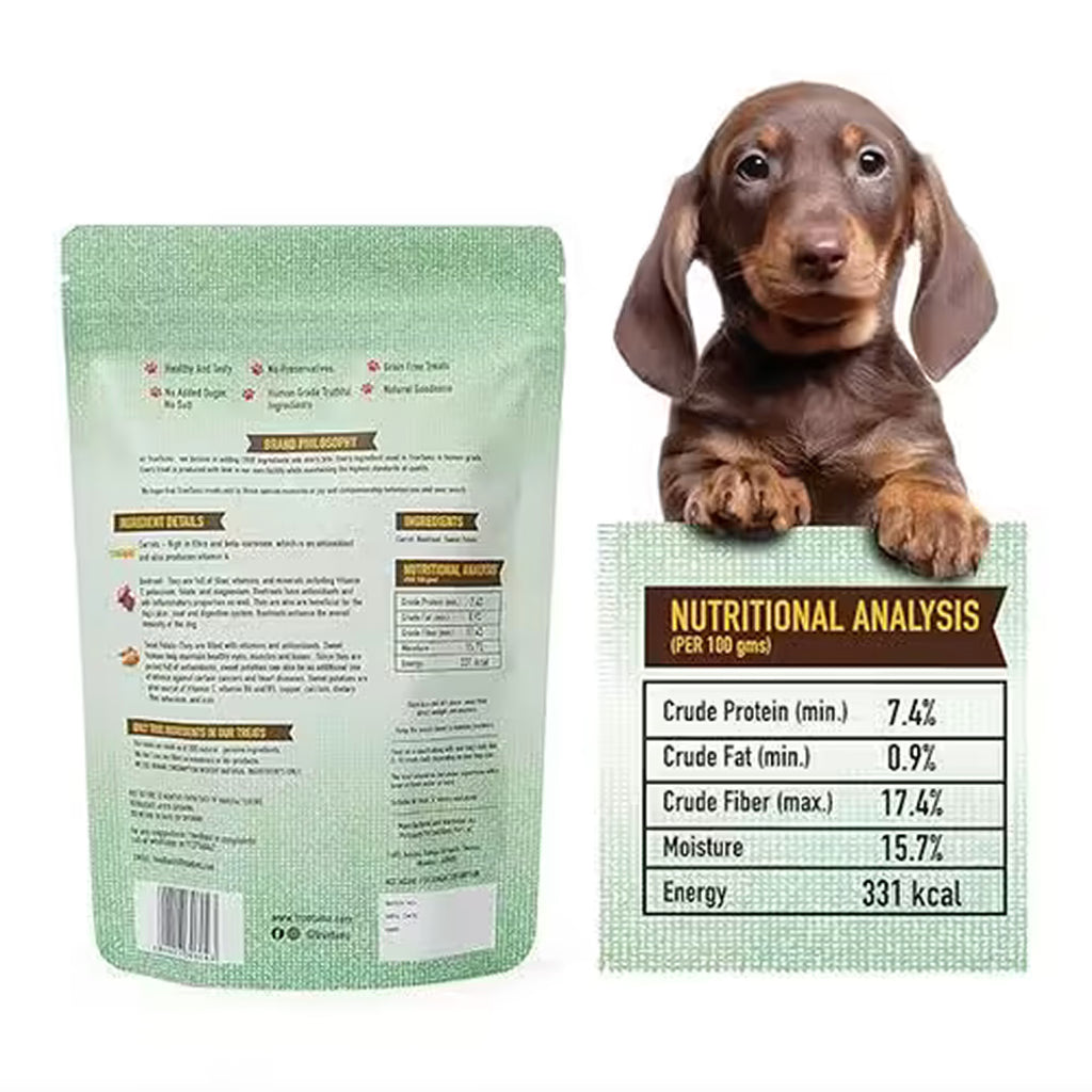 TrueTumz Veg Treats with Chewy Healthy Veggies