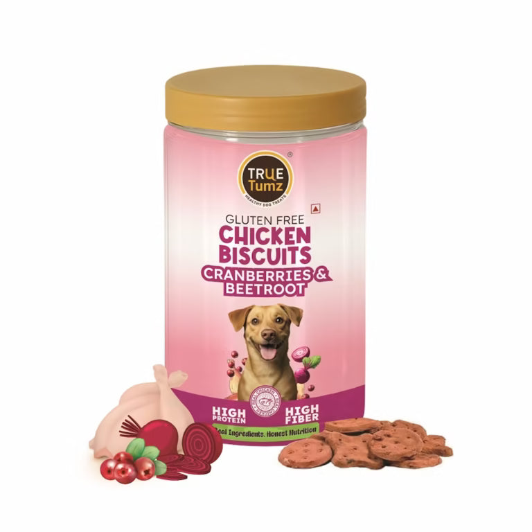 Gluten Free Chicken Biscuit with Cranberries and Beetroot (275 gms)