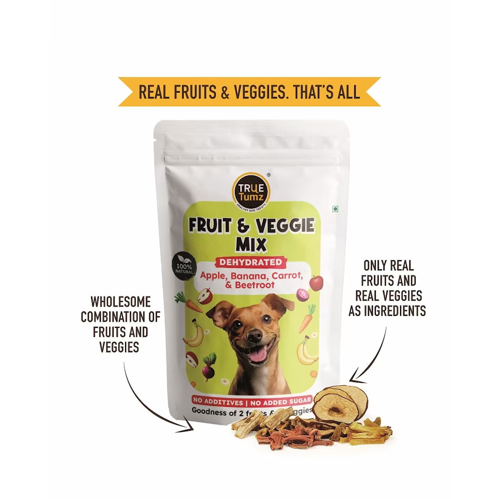 Fruit & Veggie Mix - 4 veggies and fruits in one treat