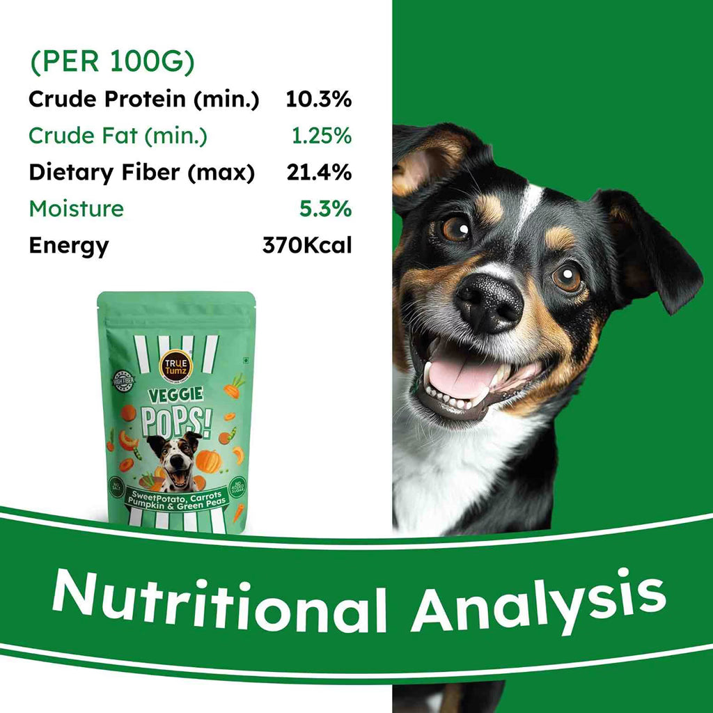 Veggie Pops - FOUR Veggies in one Crunchy & High Fiber Treat (105 gms - 20 pops)