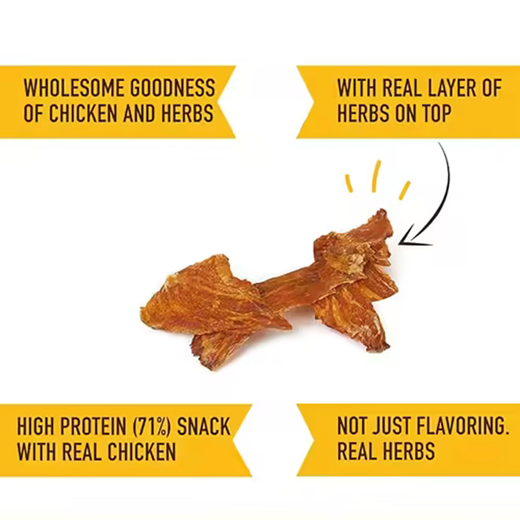 TrueTumz Real Chicken Jerky with Turmeric & Ashwagandha