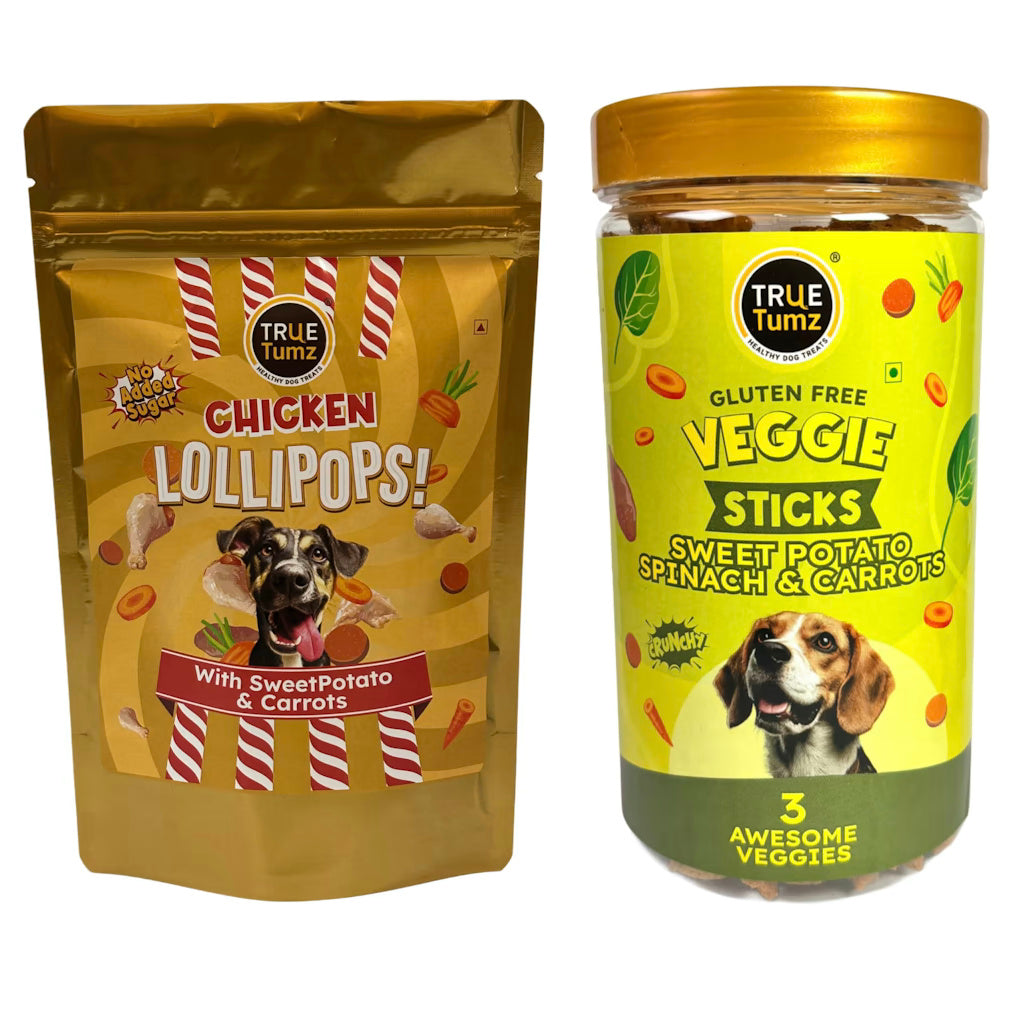 Veggie Sticks (180 gms) + Chicken Lollipop (115 gms) - Combo